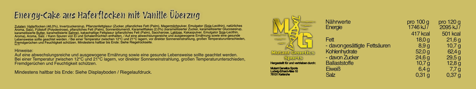 Mutant Cake - Verschiedene Geschmackssorten (120g)