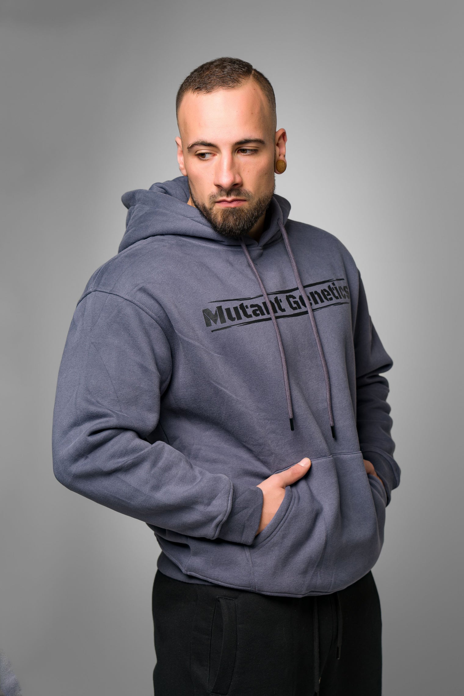 Mutant Genetics Sports Hoodie - Grau