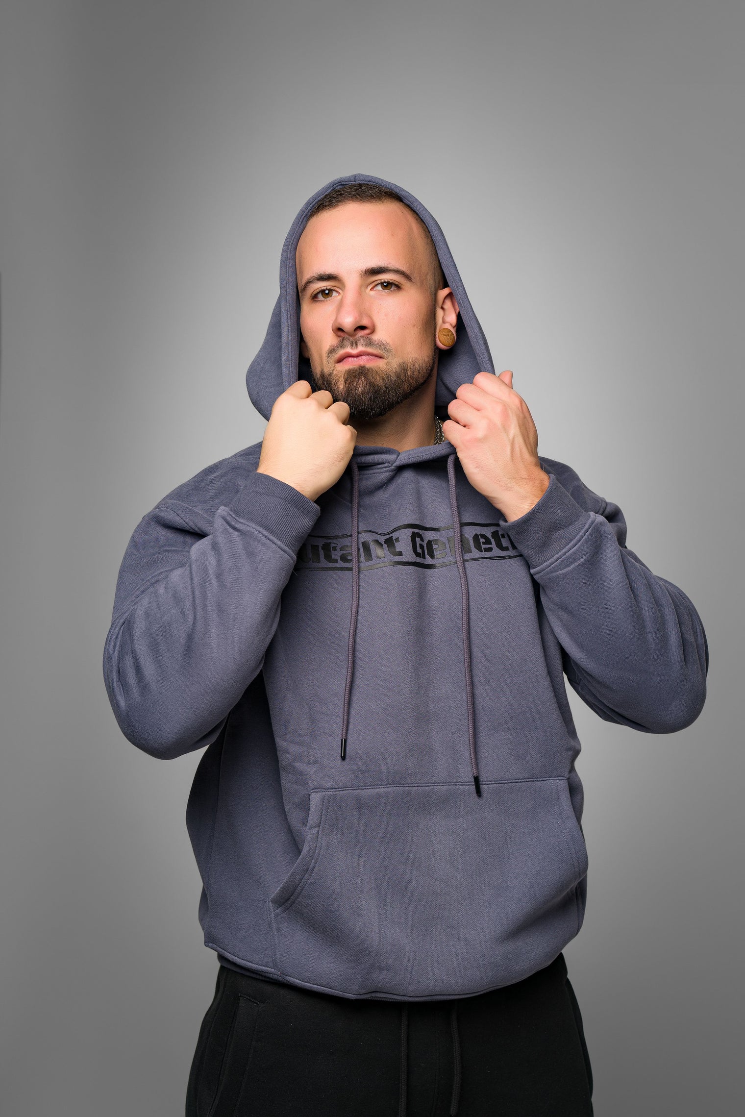 Mutant Genetics Sports Hoodie - Grau