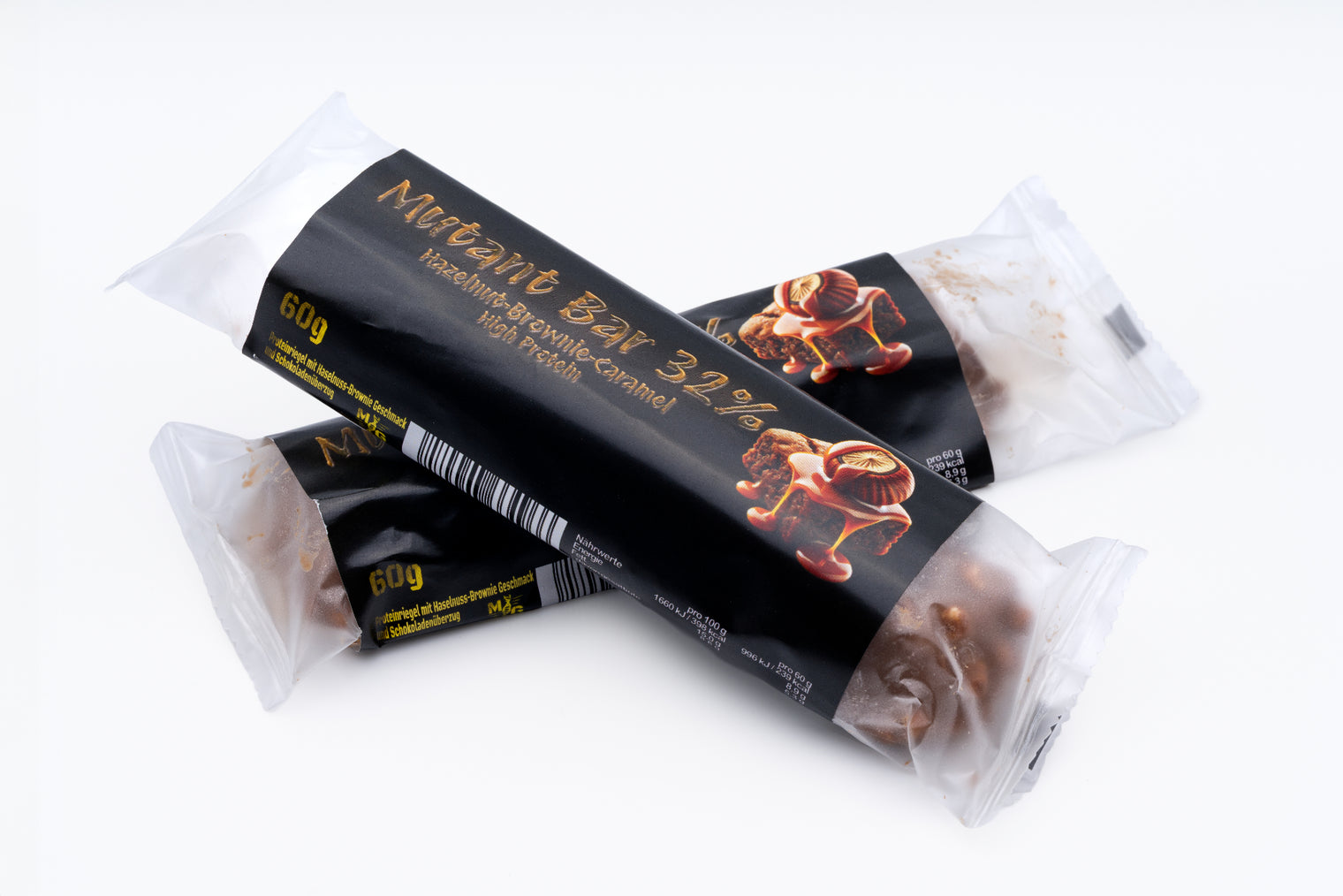 Mutant Bar 32% Haselnuss Brownie Caramel 60g